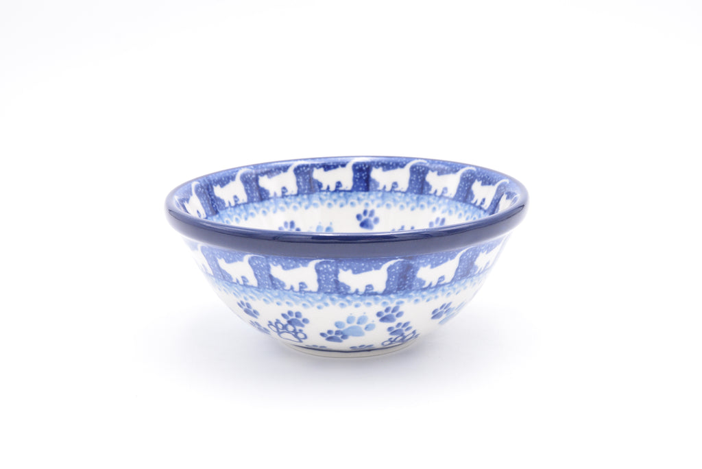 556 Bunzlau Nestschaal 1771 - Blij Blauw Bunzlau
