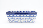 603 Bunzlau Cakevorm 1771 - Blij Blauw Bunzlau