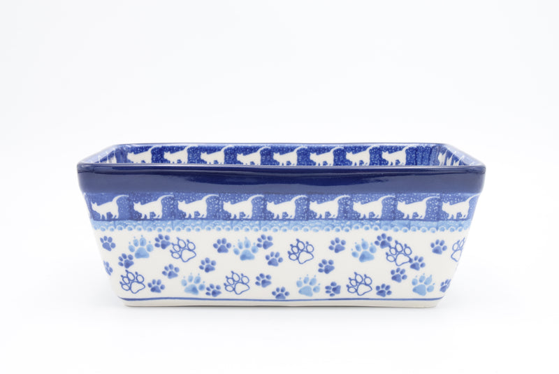 603 Bunzlau Cakevorm 1771 - Blij Blauw Bunzlau