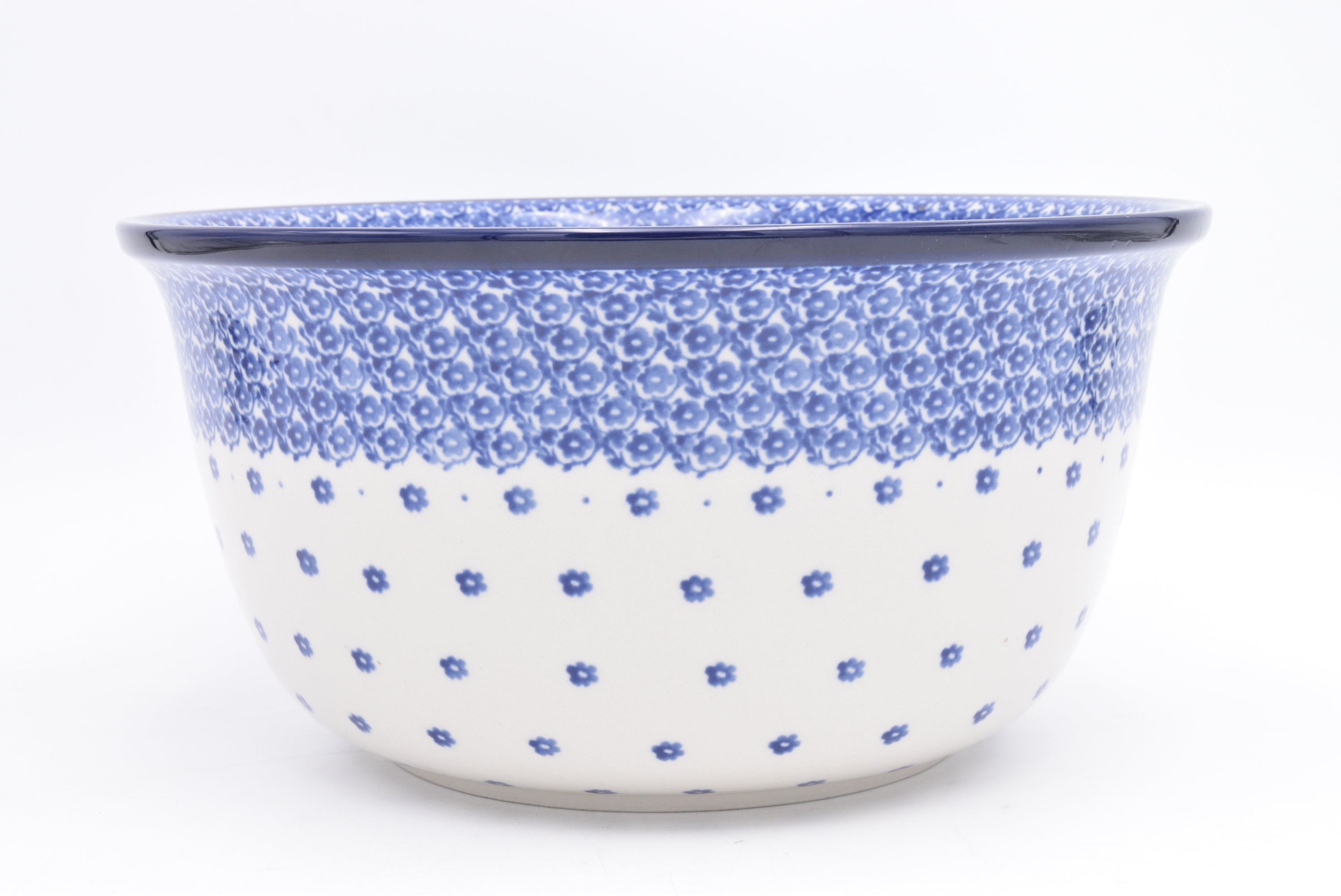 113 Bunzlau Diepe schaal 1800 - Blij Blauw Bunzlau