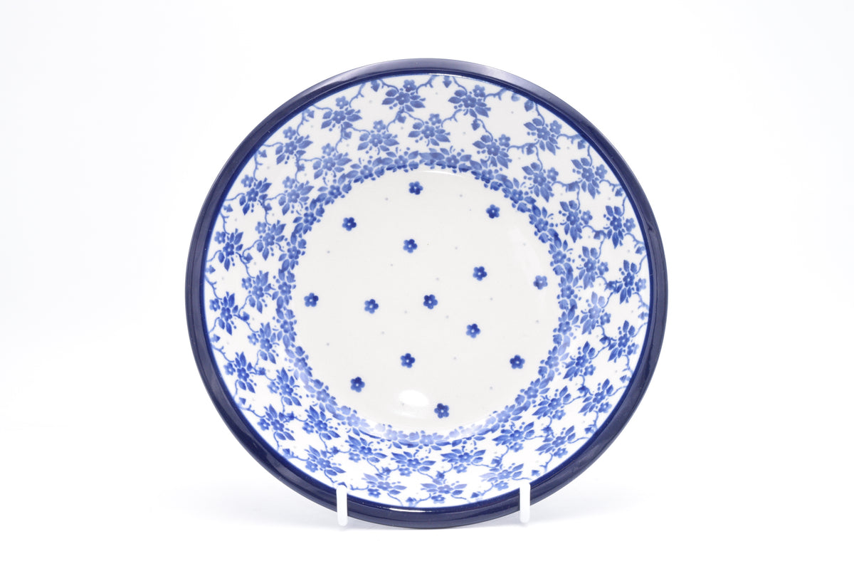 026 Bunzlau pastabord 1800 - Blij Blauw Bunzlau