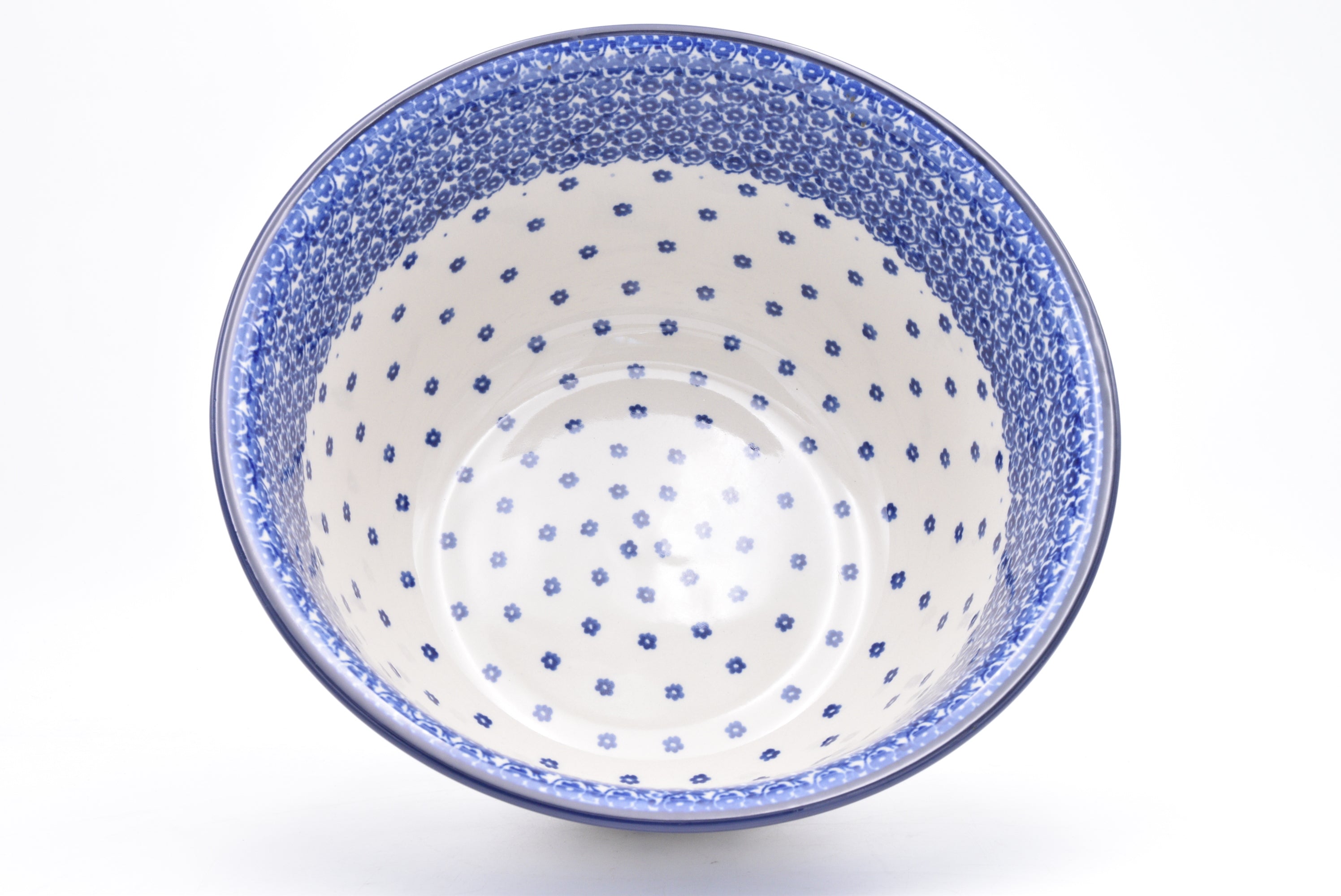 113 Bunzlau Diepe schaal 1800 - Blij Blauw Bunzlau