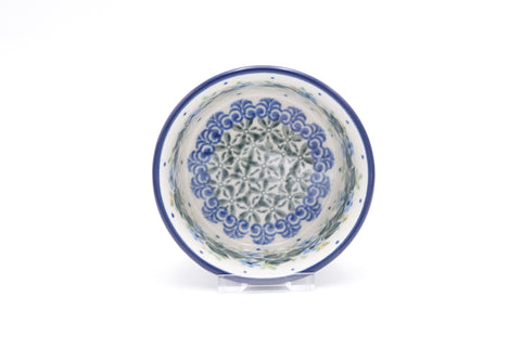 409 Bunzlau Schaaltje Soufflé 1898 - Blij Blauw Bunzlau