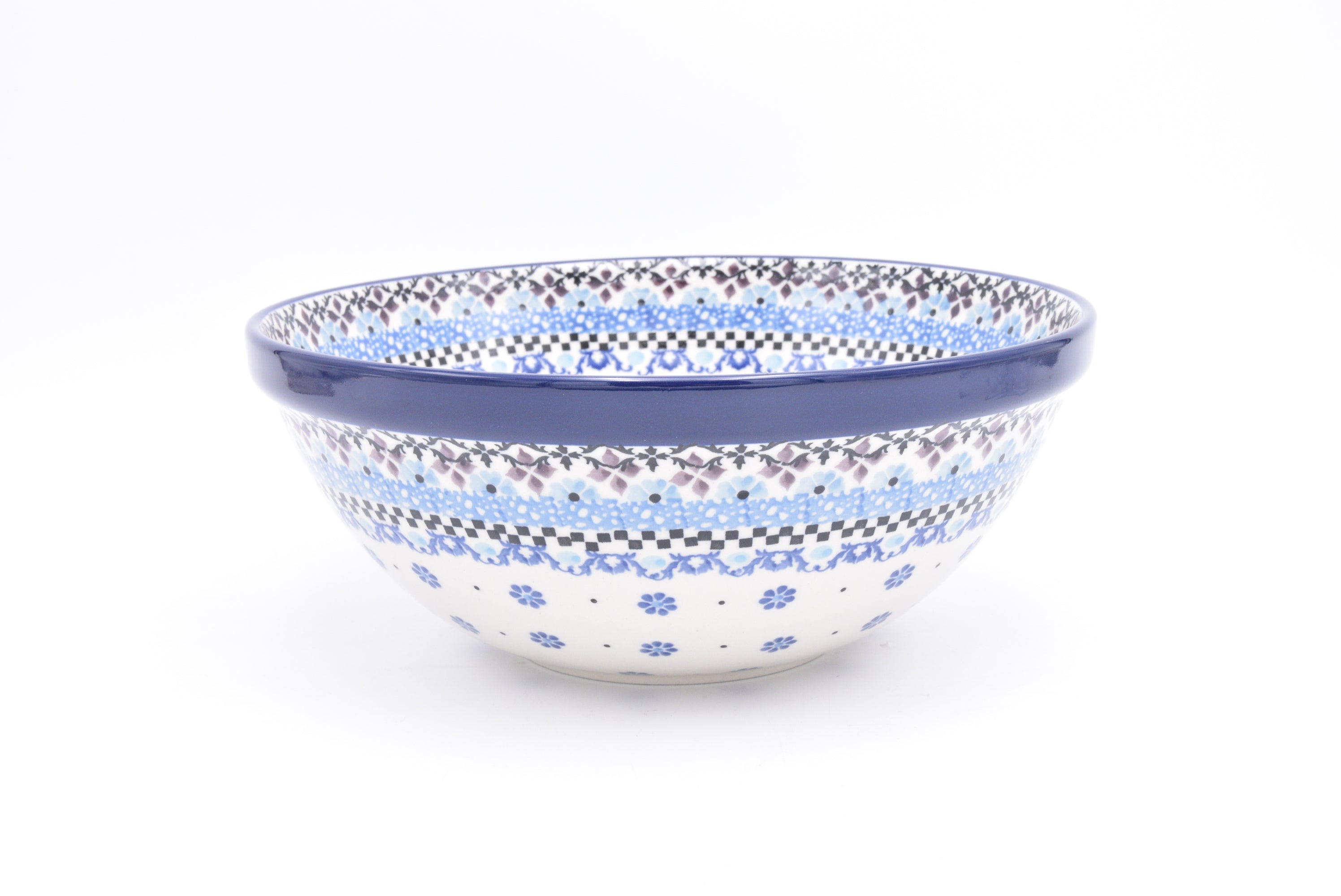 056 Bunzlau Nestschaal 1994 - Blij Blauw Bunzlau