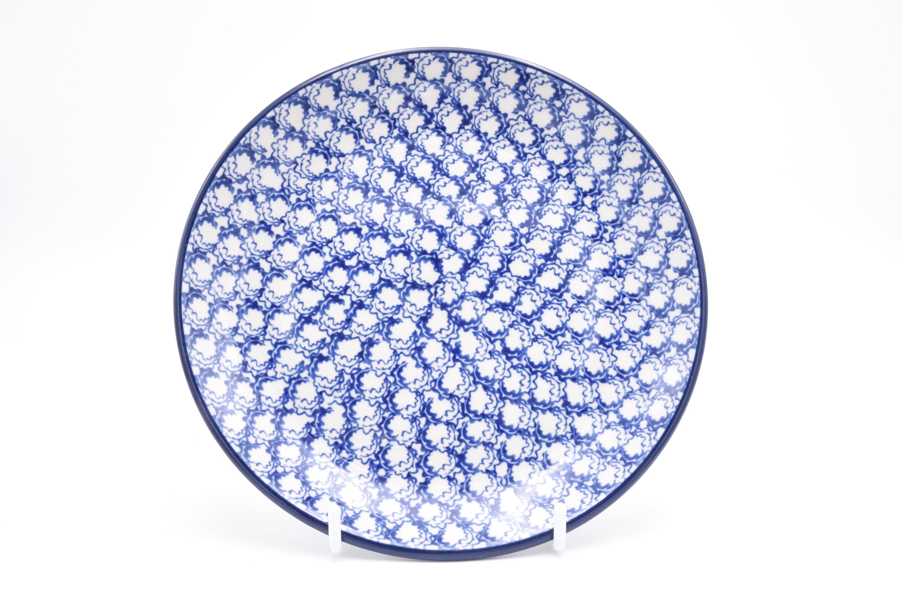 086 Bunzlau Ontbijtbord ..1? - Blij Blauw Bunzlau