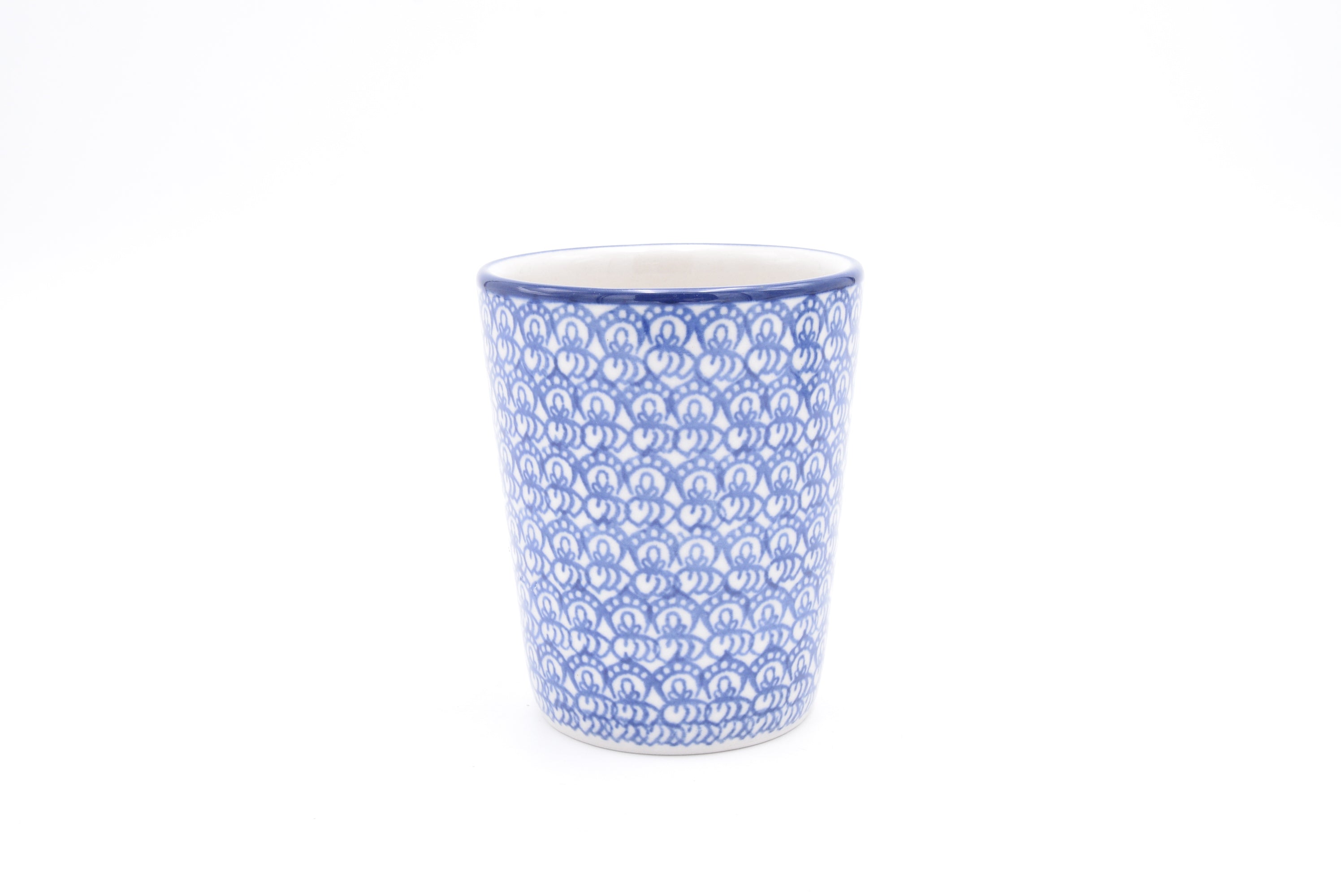 E83 Bunzlau Tumbler ..1? - Blij Blauw Bunzlau