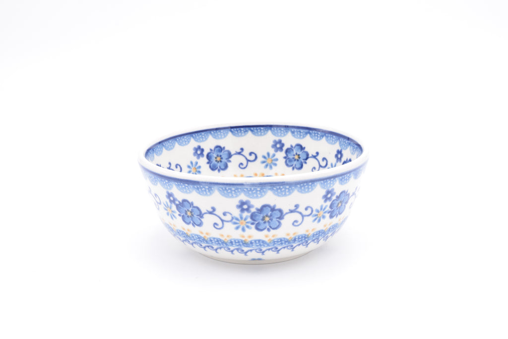 017 Bunzlau Ricebowl  2066 - Blij Blauw Bunzlau