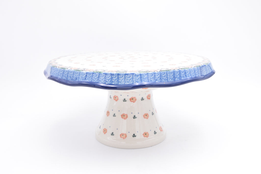 148 Bunzlau Taartschaal 2100 - Blij Blauw Bunzlau