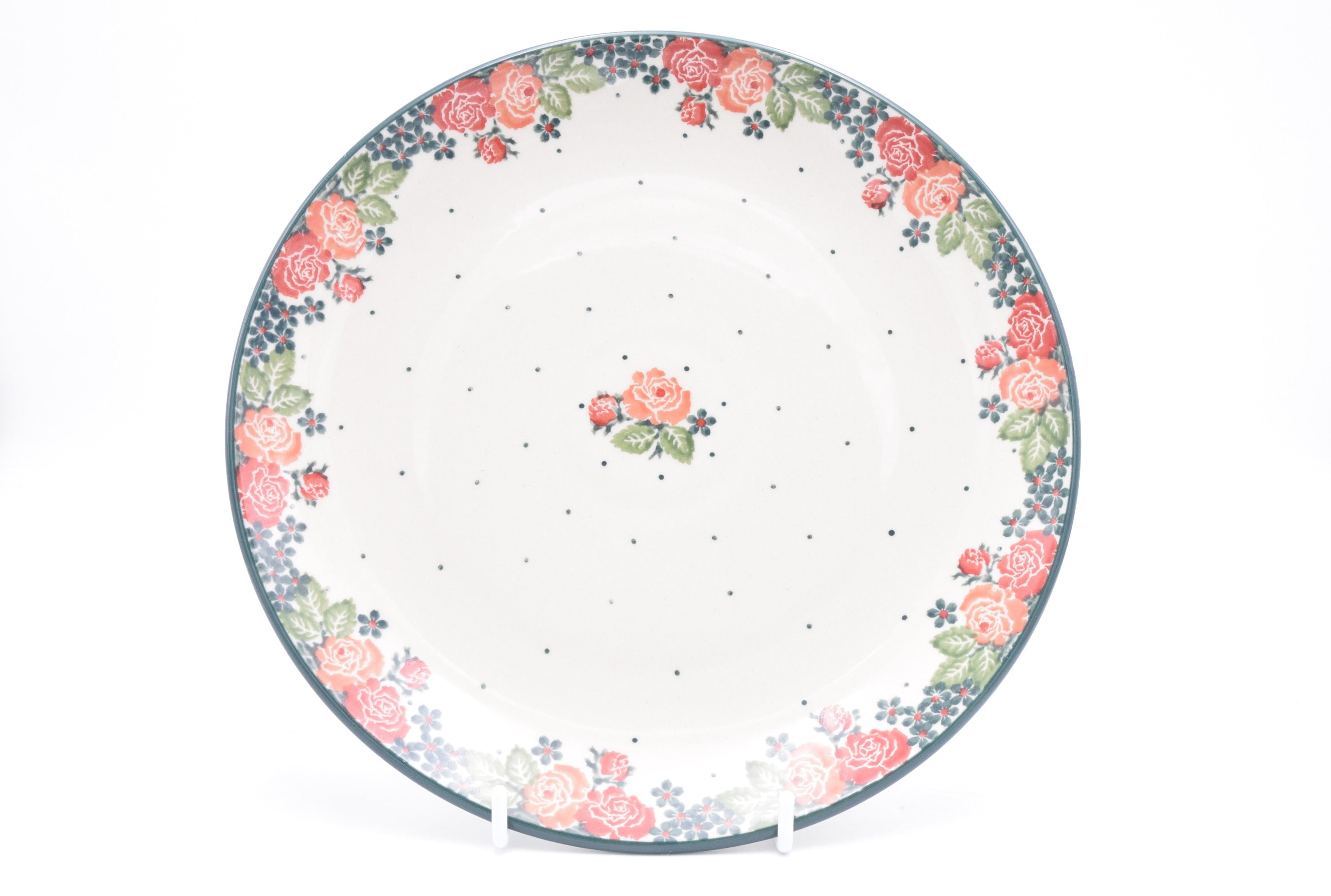 257 Bunzlau Dinerbord 2120Q - Blij Blauw Bunzlau