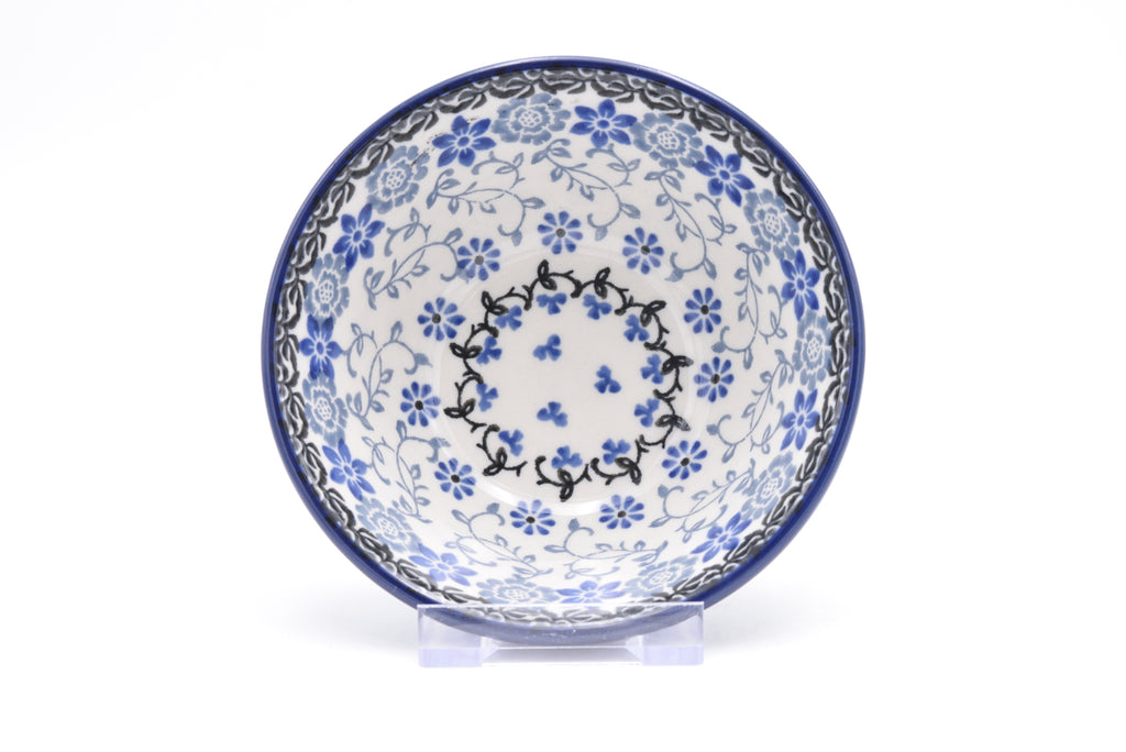 556 Bunzlau Nestschaal 2158 - Blij Blauw Bunzlau