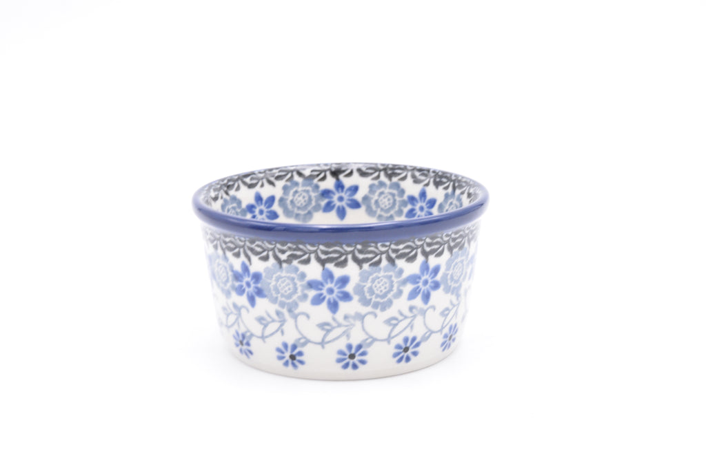 409 Bunzlau Schaaltje Soufflé 2158 - Blij Blauw Bunzlau