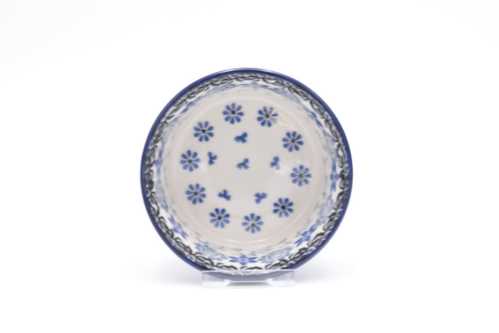 409 Bunzlau Schaaltje Soufflé 2158 - Blij Blauw Bunzlau
