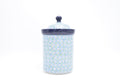 493 Bunzlau Pot met deksel 2252 - Blij Blauw Bunzlau