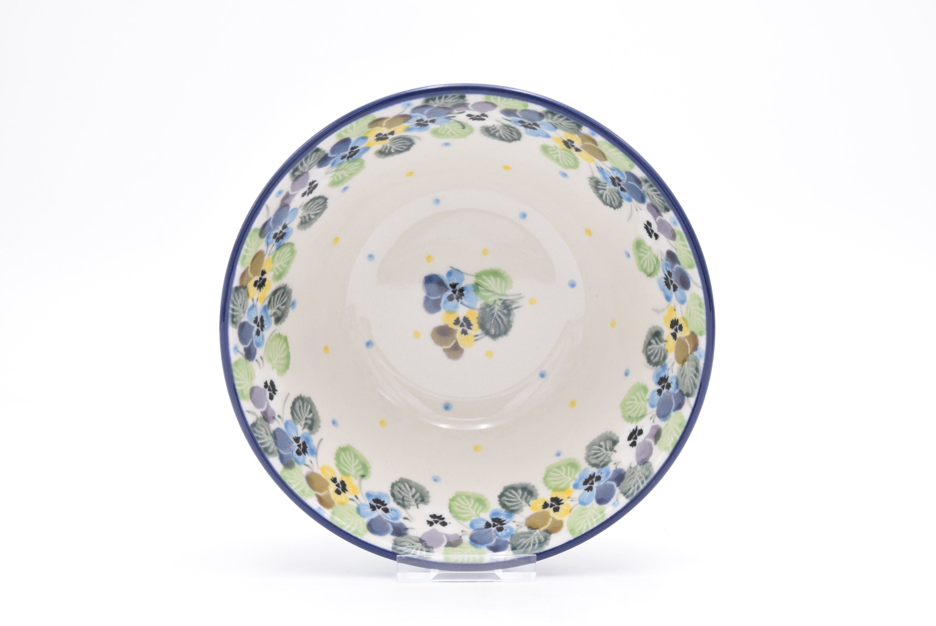 059 Bunzlau Nestschaal 2340 - Blij Blauw Bunzlau