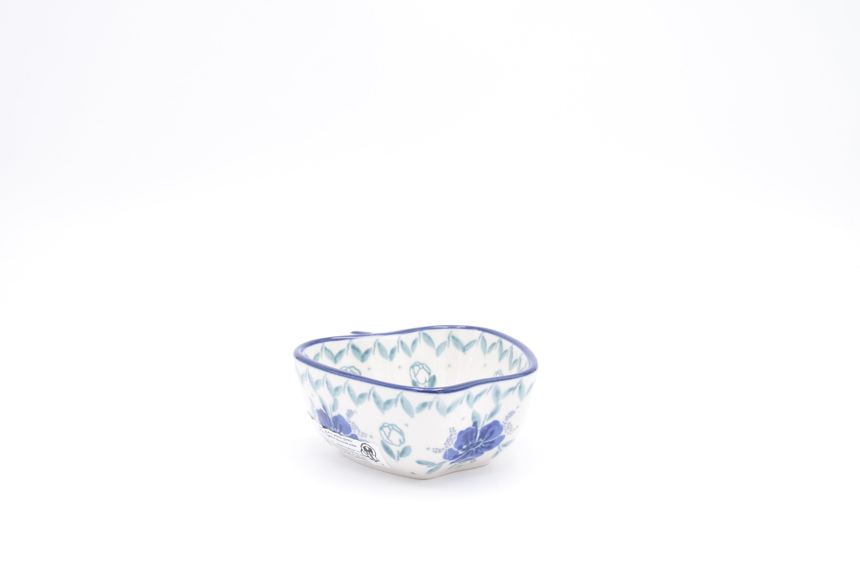 B50 Bunzlau appelschaaltje  2397 - Blij Blauw Bunzlau