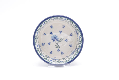 409 Bunzlau Schaaltje Soufflé 2415 - Blij Blauw Bunzlau