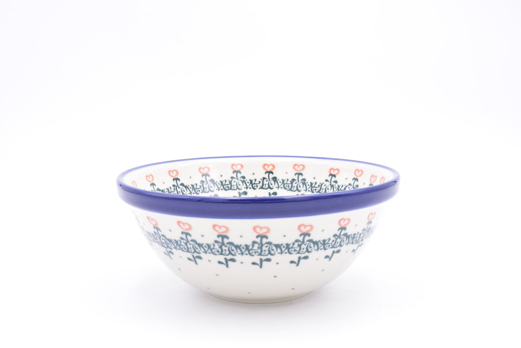 058 Bunzlau Nestschaal 2449 - Blij Blauw Bunzlau