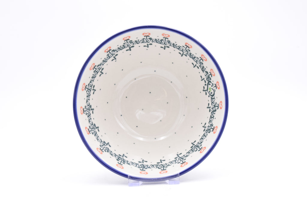 058 Bunzlau Nestschaal 2449 - Blij Blauw Bunzlau