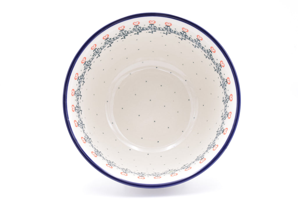 214 Bunzlau Diepe schaal 2449 - Blij Blauw Bunzlau