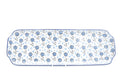 416 Bunzlau Serveerschaal Cake 2490 - Blij Blauw Bunzlau