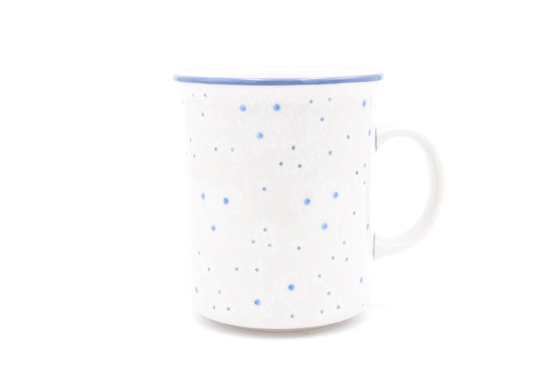 A37 Bunzlau Rechte Mok XXL 2492 - Blij Blauw Bunzlau
