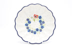 248 Bunzlau Schaal laag ribbel 2511 - Blij Blauw Bunzlau