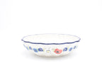 248 Bunzlau Schaal laag ribbel 2511 - Blij Blauw Bunzlau