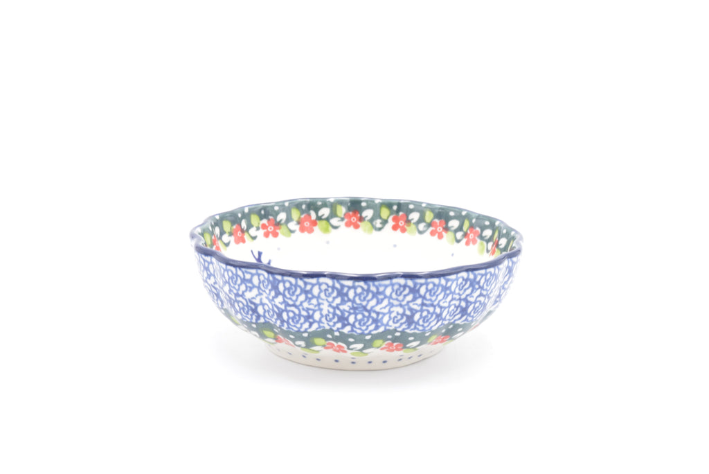 023 Bunzlau Schaaltje Ribbel 2523 - Blij Blauw Bunzlau