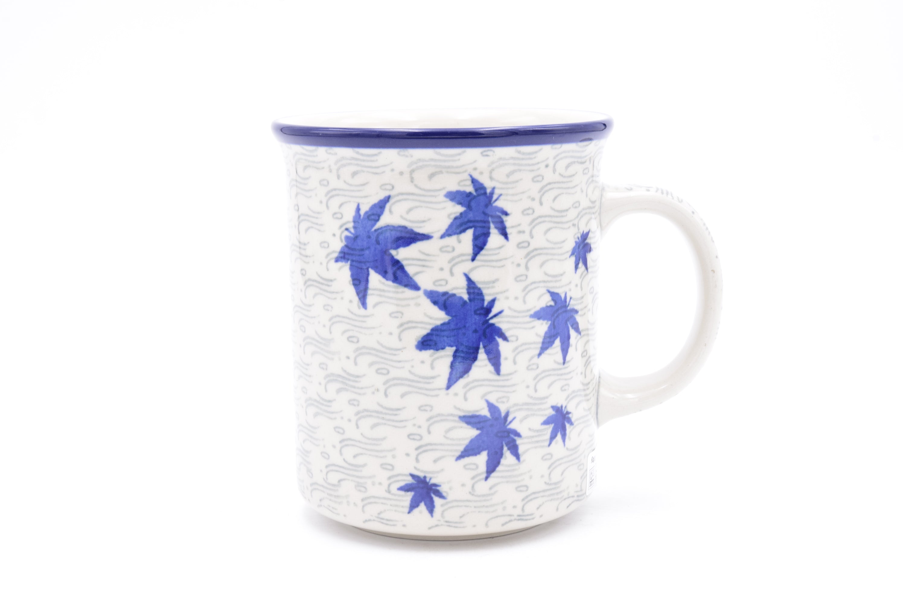 A37 Bunzlau Rechte Mok XXL 2545 - Blij Blauw Bunzlau