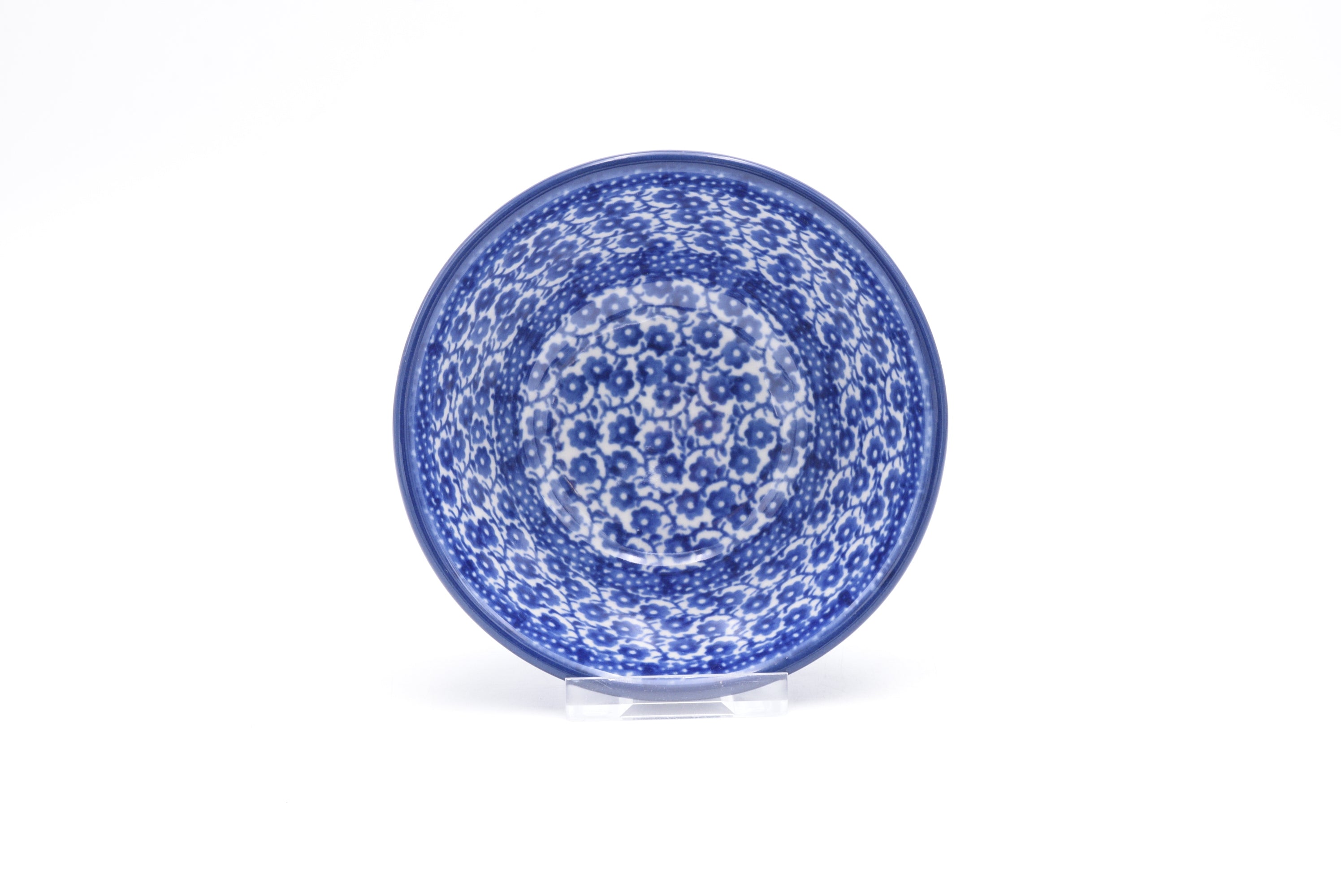 558 Bunzlau Nestschaal 2546 - Blij Blauw Bunzlau