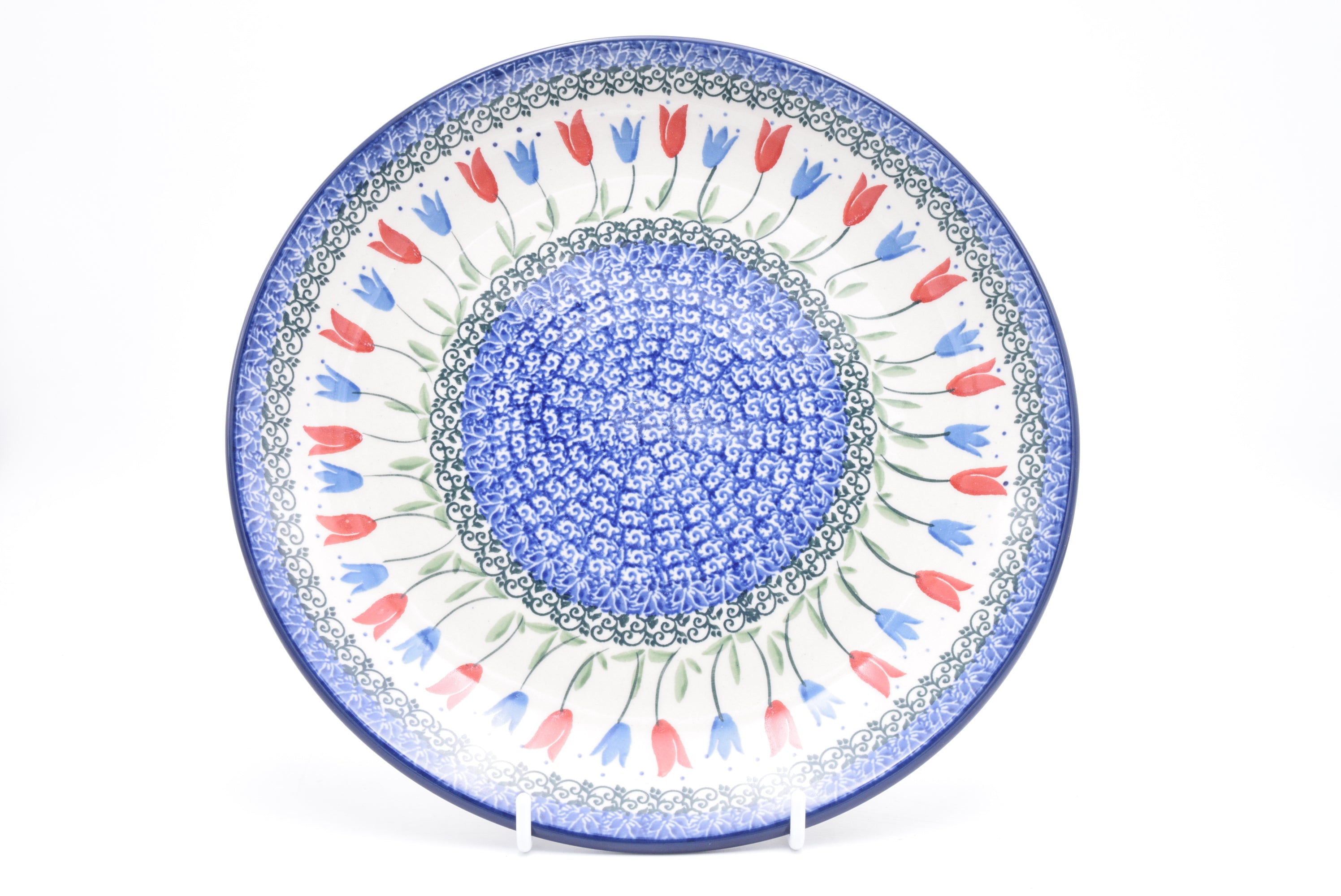 B12 Bunzlau Dinerbord 2599 - Blij Blauw Bunzlau