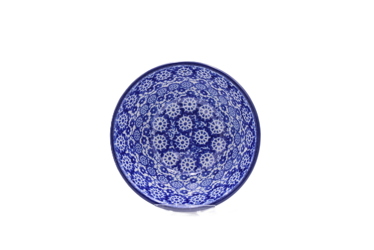 558 Bunzlau Nestschaal 2615 - Blij Blauw Bunzlau