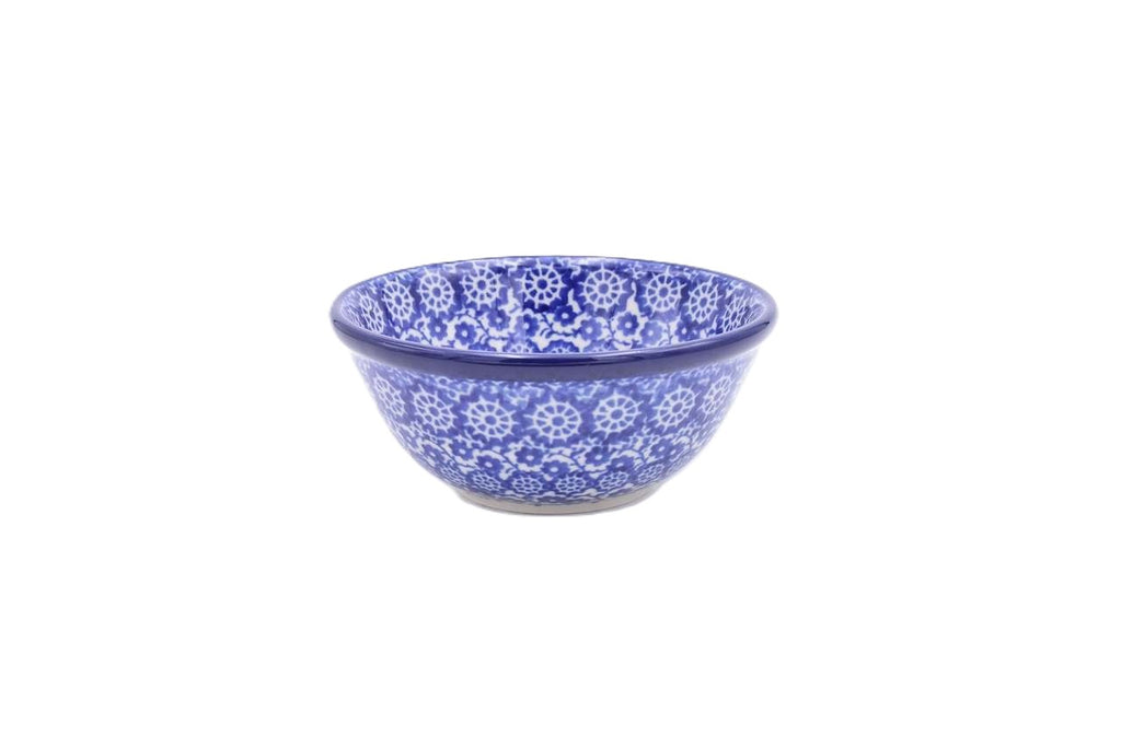 558 Bunzlau Nestschaal 2615 - Blij Blauw Bunzlau