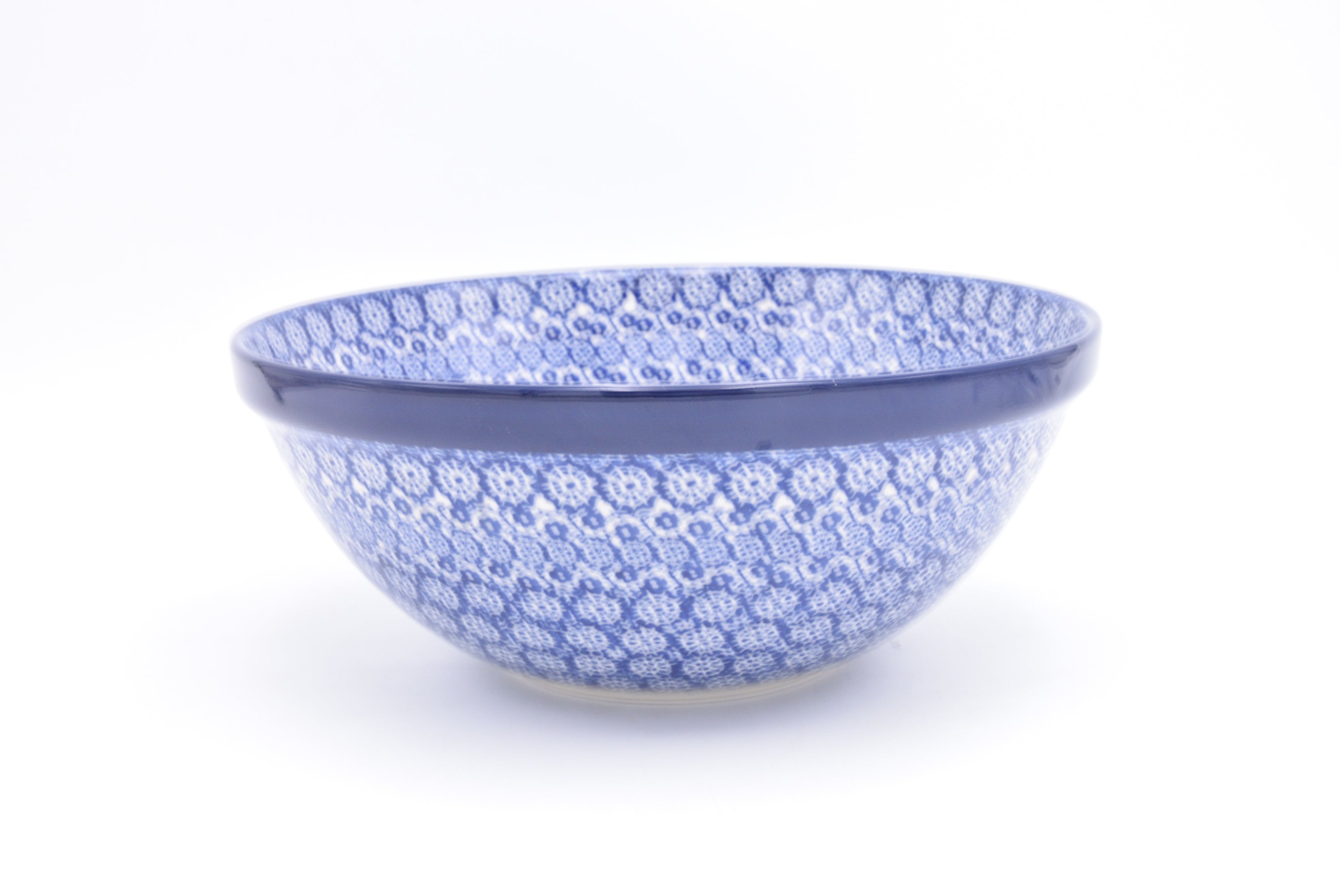 056 Bunzlau Nestschaal 2615 - Blij Blauw Bunzlau