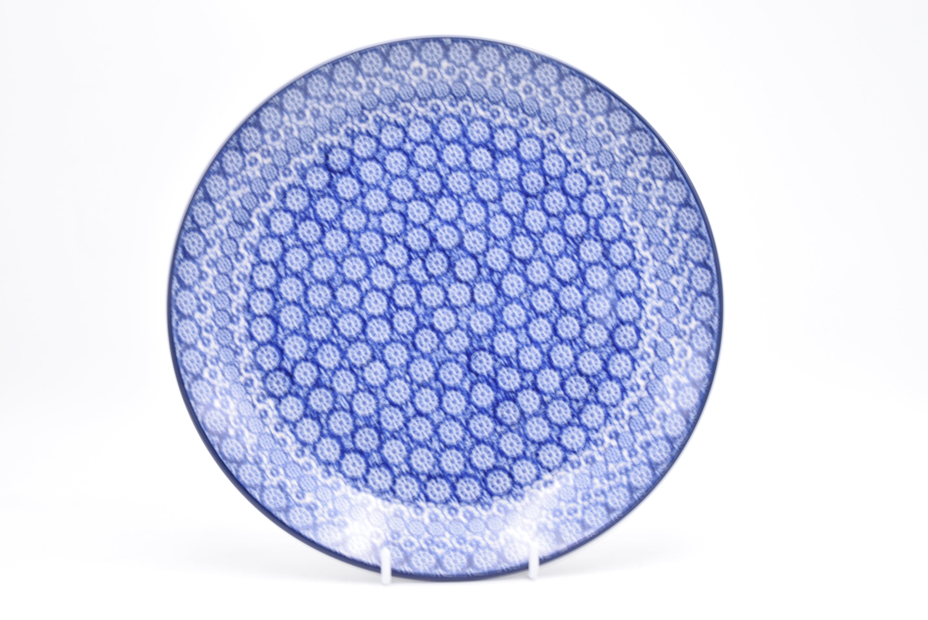 223 Bunzlau Dinerbord 2615 - Blij Blauw Bunzlau