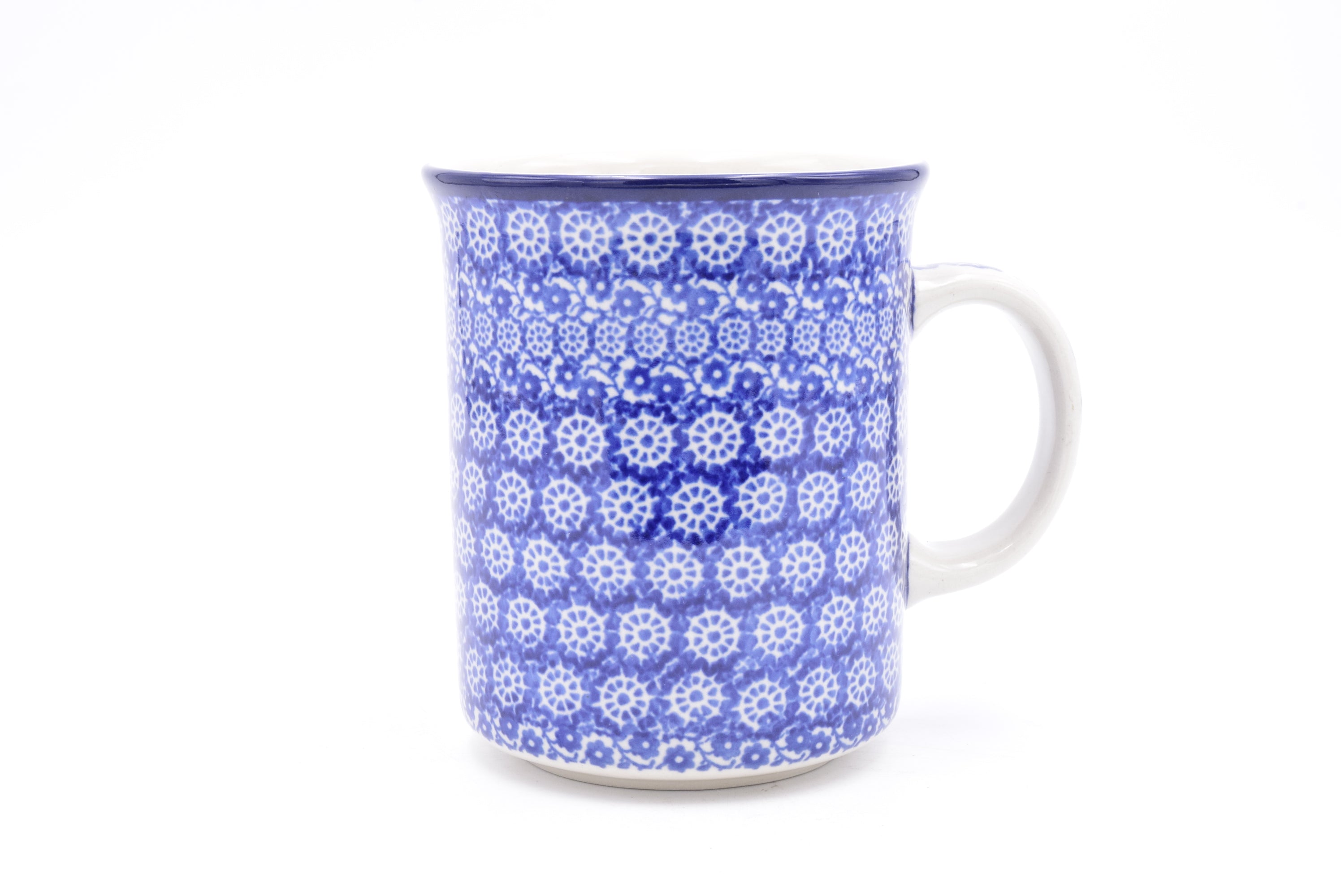 A37 Bunzlau Rechte Mok XXL 2615 - Blij Blauw Bunzlau