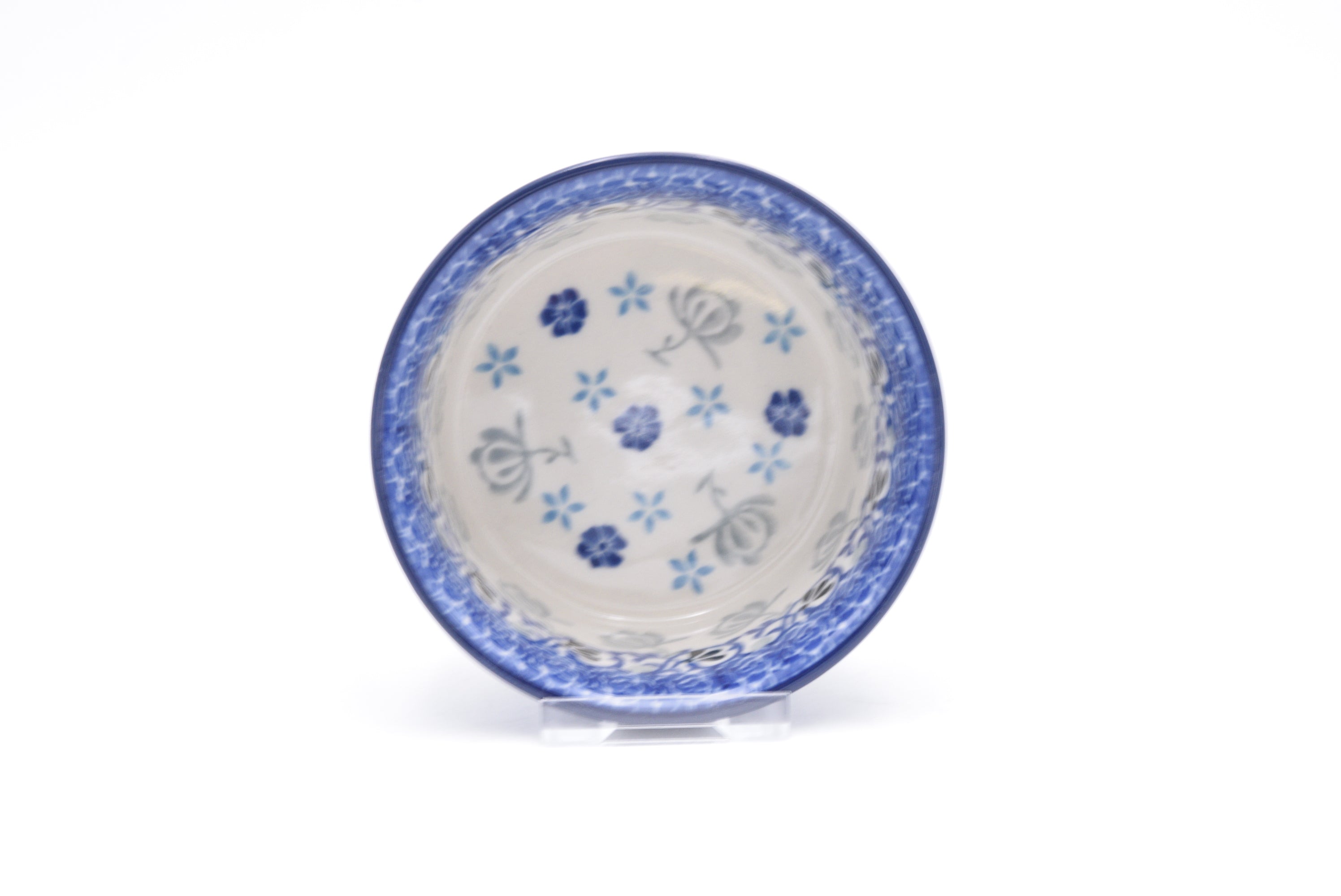 409 Bunzlau Schaaltje Soufflé 2622 - Blij Blauw Bunzlau