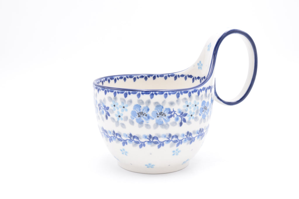 845 Bunzlau Waterscoop 2642 - Blij Blauw Bunzlau