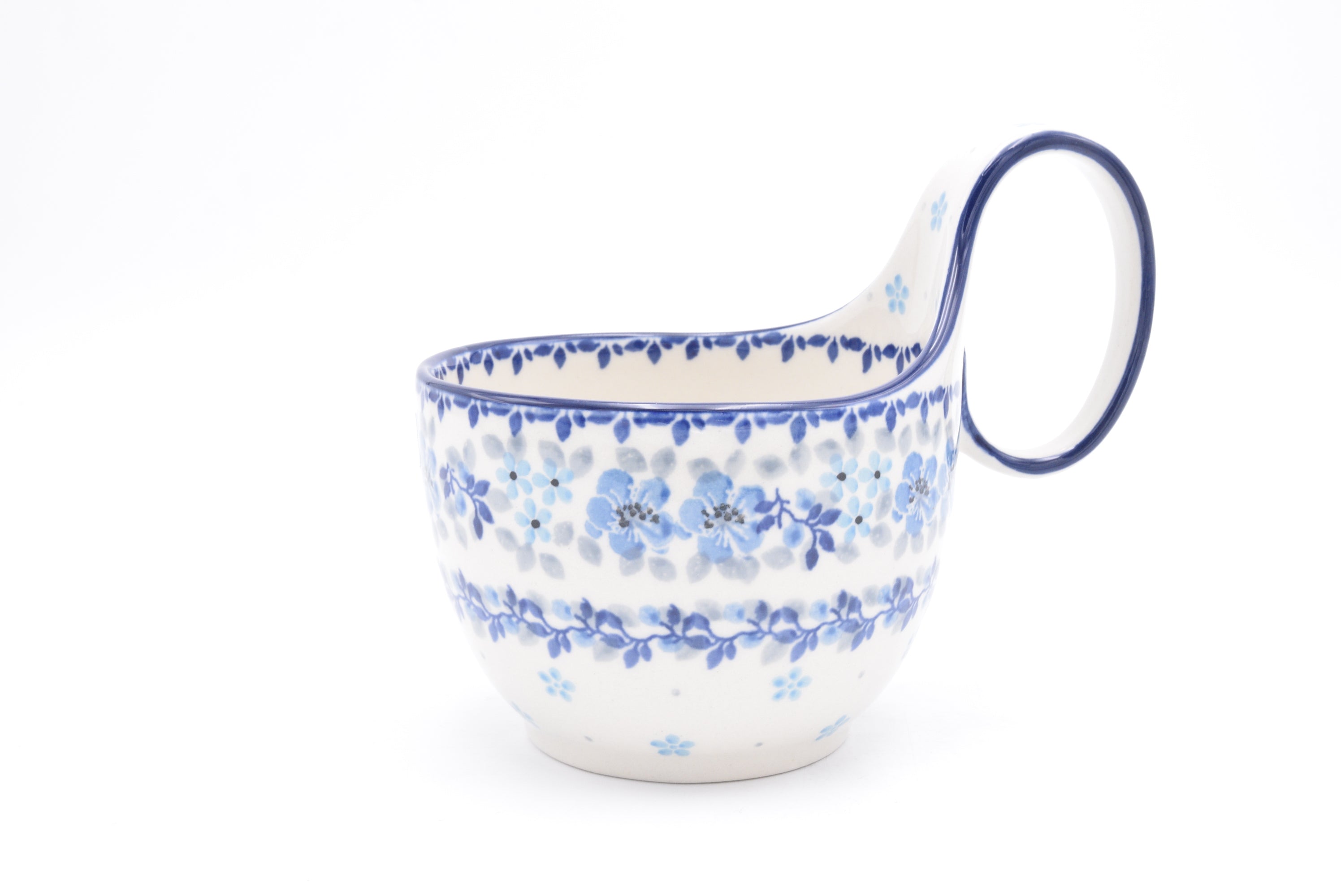 845 Bunzlau Waterscoop 2642 - Blij Blauw Bunzlau