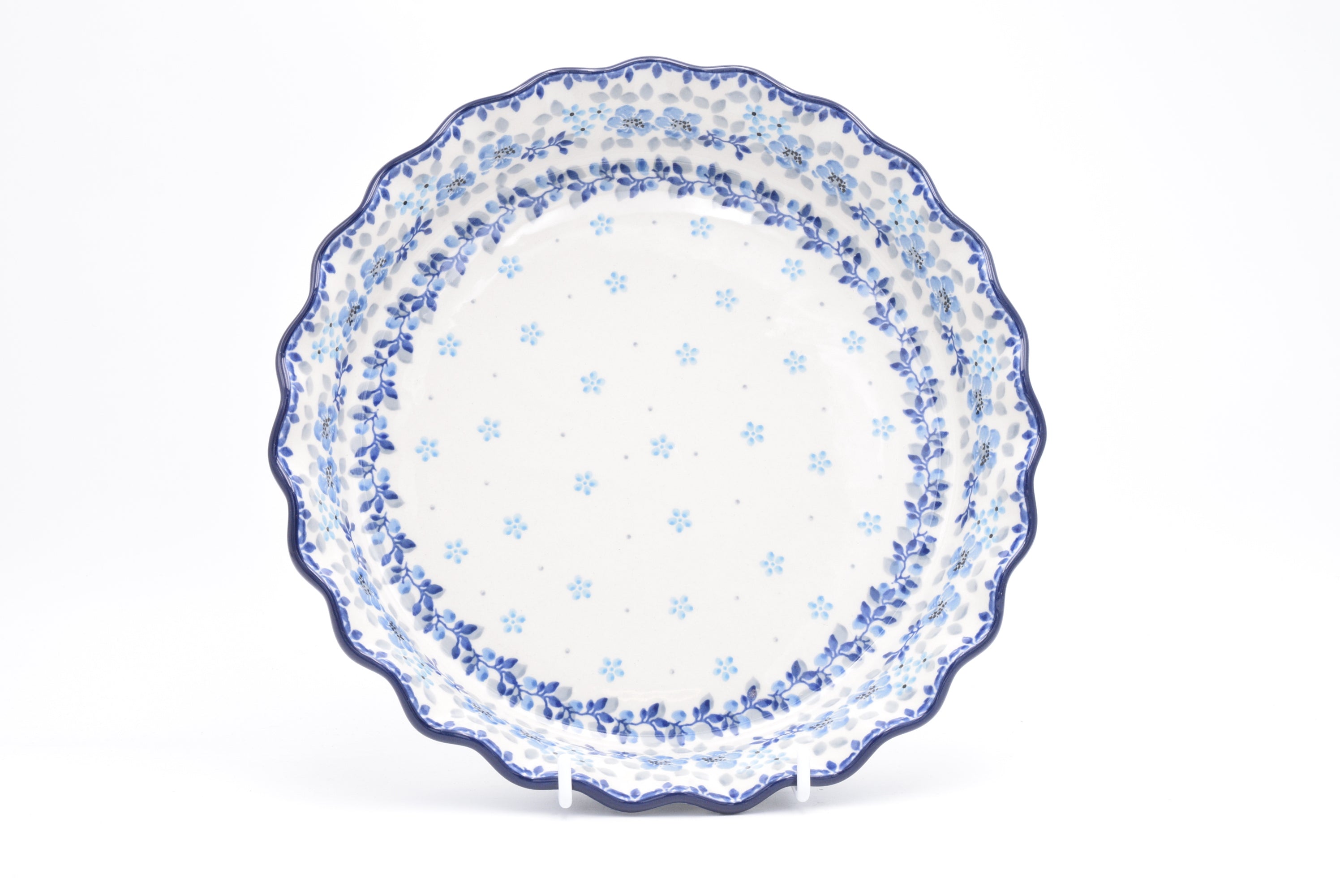 636 Bunzlau Ovenschaal 2642 - Blij Blauw Bunzlau