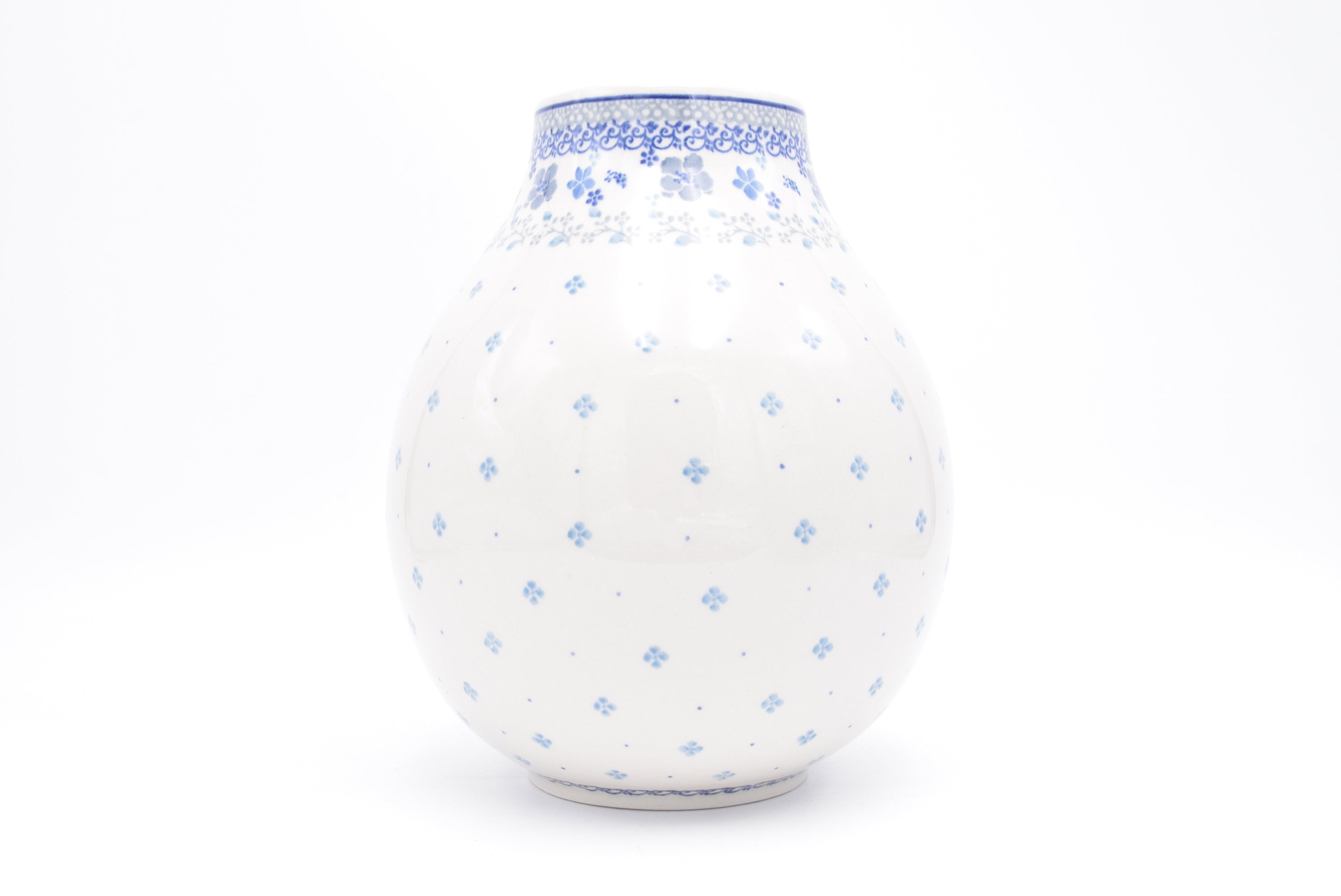 F14 Bunzlau Vaas 2643 - Blij Blauw Bunzlau