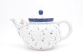444 Bunzlau Theepot 2644 - Blij Blauw Bunzlau