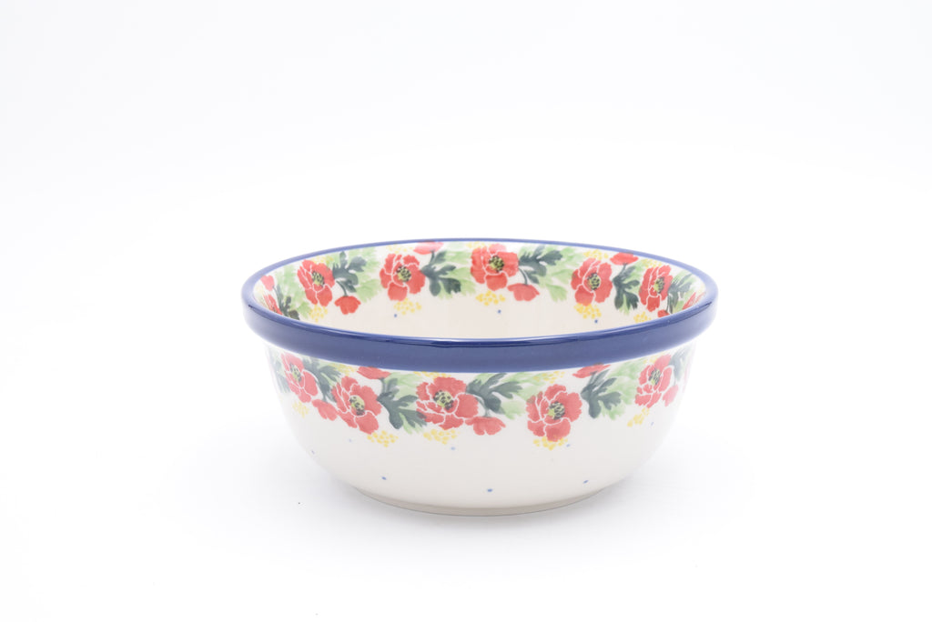 209 Bunzlau Serveerkom 2651 - Blij Blauw Bunzlau