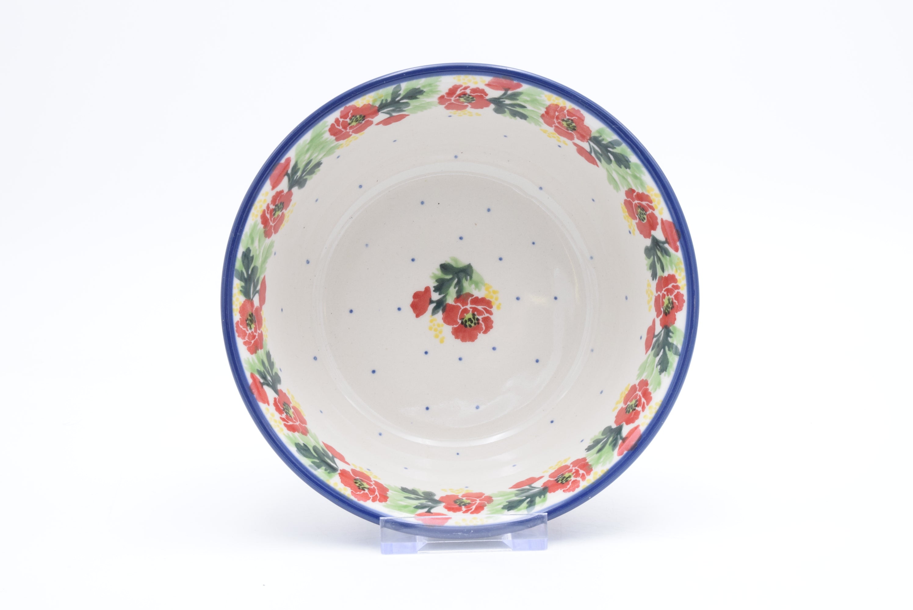 209 Bunzlau Serveerkom 2651 - Blij Blauw Bunzlau