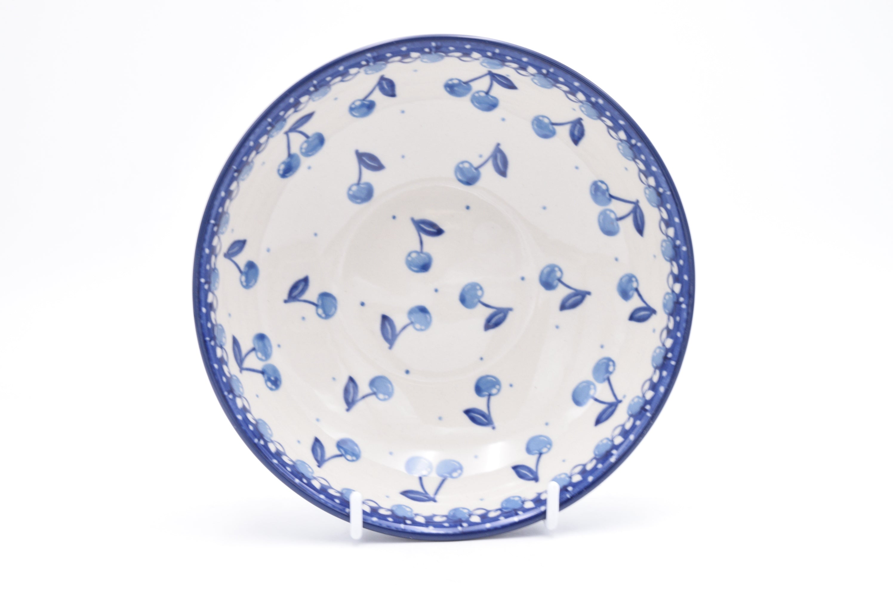 B90 Bunzlau Schaaltje laag 2682 - Blij Blauw Bunzlau