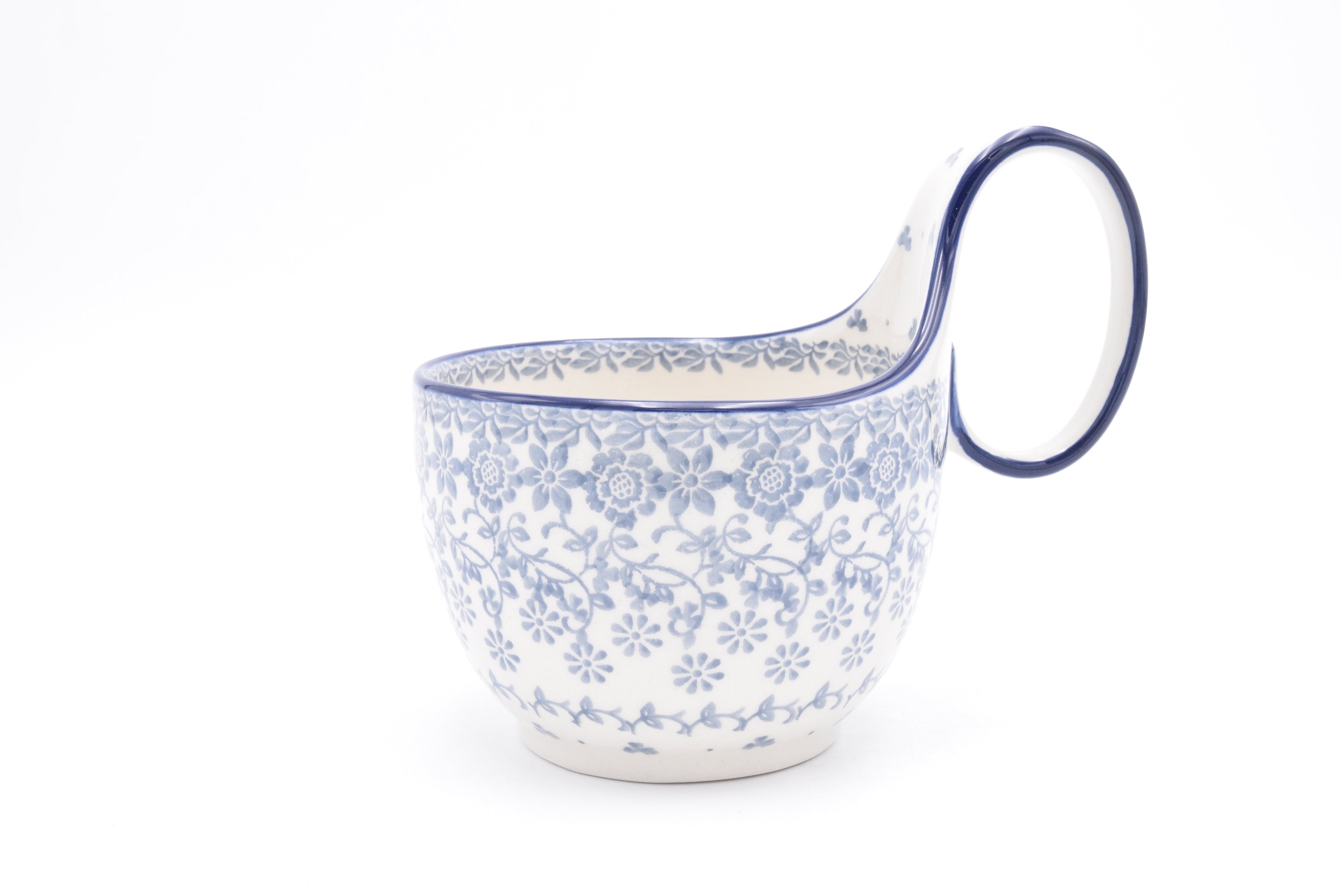 845 Bunzlau Waterscoop 2684 - Blij Blauw Bunzlau