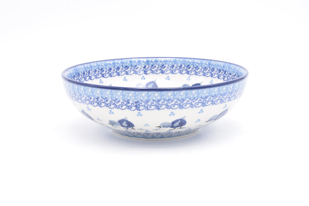 B90 Bunzlau Schaaltje laag 2706 - Blij Blauw Bunzlau