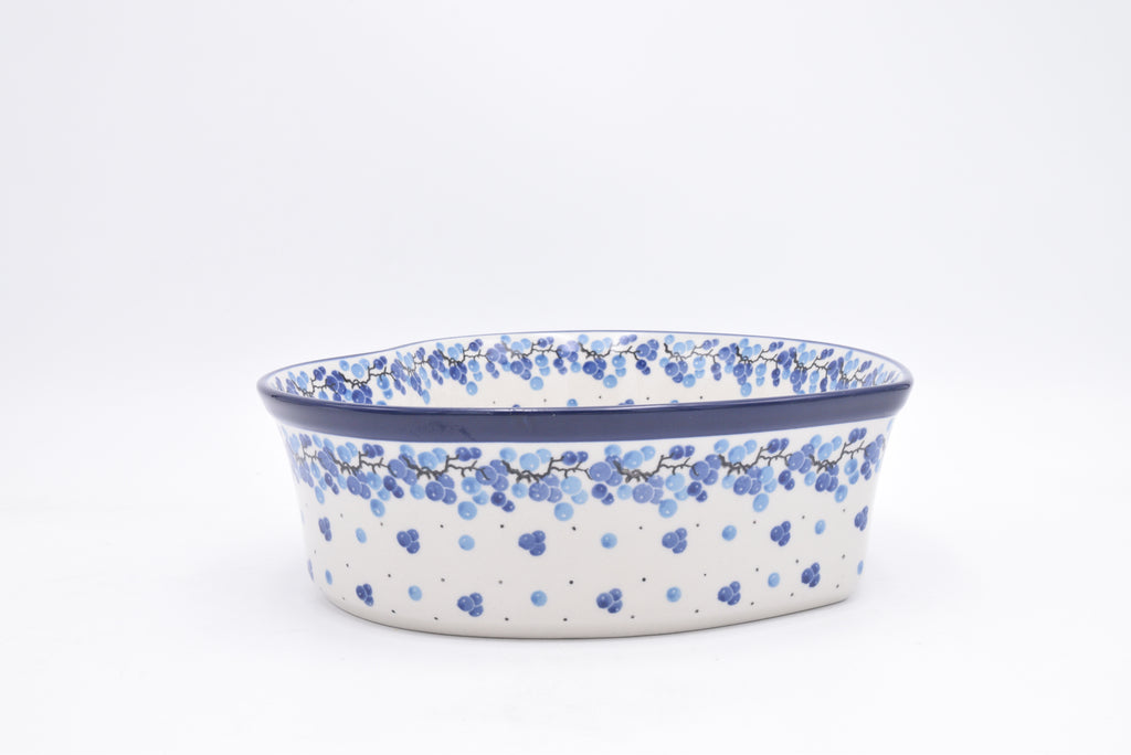 970 Bunzlau Schaal Hart 2716 - Blij Blauw Bunzlau