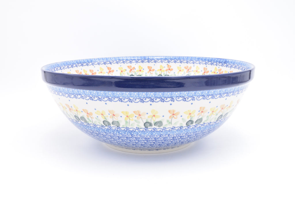 154 Bunzlau Nestschaal 2753 - Blij Blauw Bunzlau