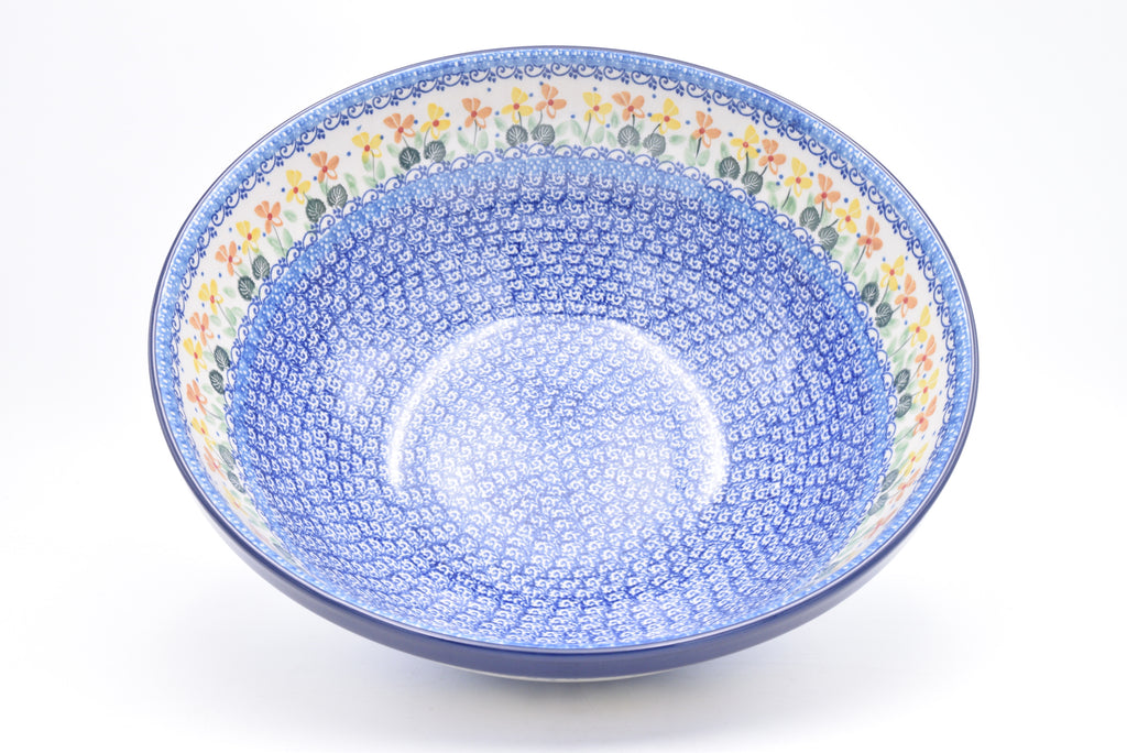 154 Bunzlau Nestschaal 2753 - Blij Blauw Bunzlau
